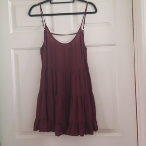 Brandy Melville Burgandy Dress